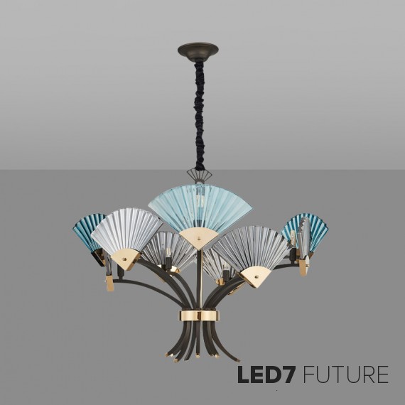 Loft Industry Modern - Fan Chandelier